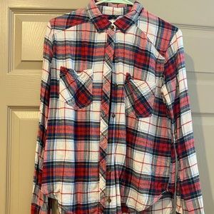 A&F plaid flannel